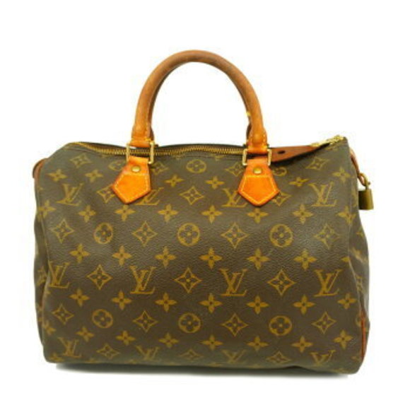 Louis Vuitton Monogram Speedy Handbag Brown - Picture 1 of 9